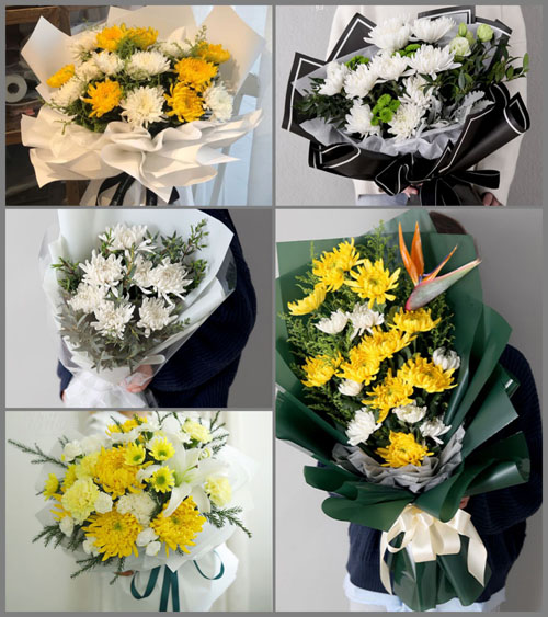 贵州毕节市黔西县杜鹃街道乌骡坝社区白事花束代送